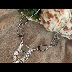 NEW Natural Rutile 925 Sterling Necklace